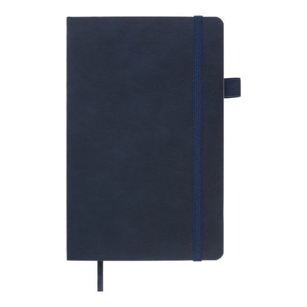 Книга записна PRIMO 125*195мм, 96л, аркуші в клітинку, синій 