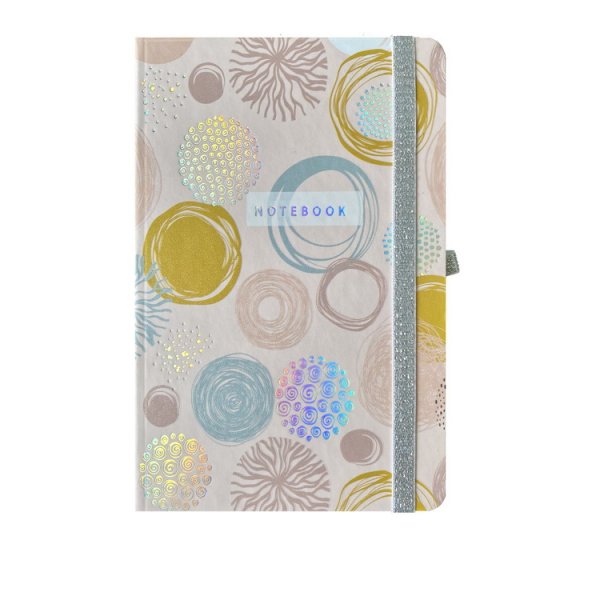 Книга записна FELICITY 136*207мм, 96л, аркуші в клітинку, зефірний 