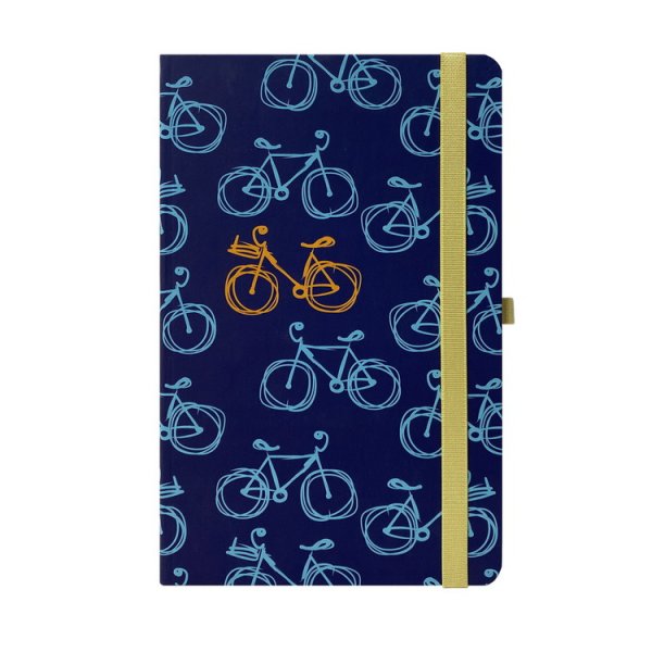 Книга записна MACHO 136*207мм, 96л, аркуші в клітинку, синій 