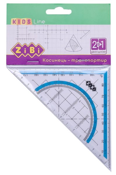 Угольник-транспортир 140мм, 90°45°