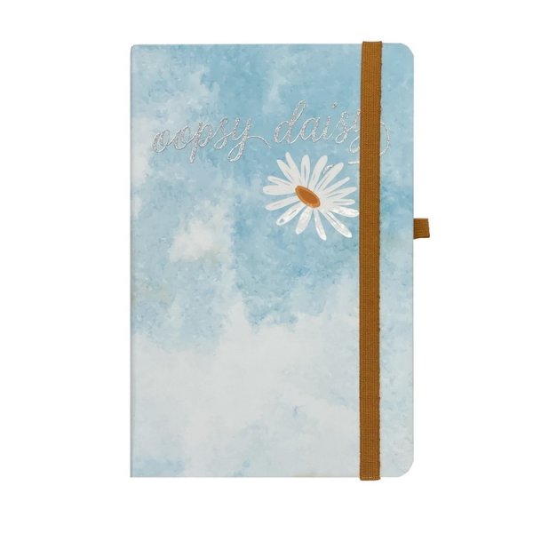 Книга записна CARINO 136*207мм, 96л, аркуші в клітку, блакитний 