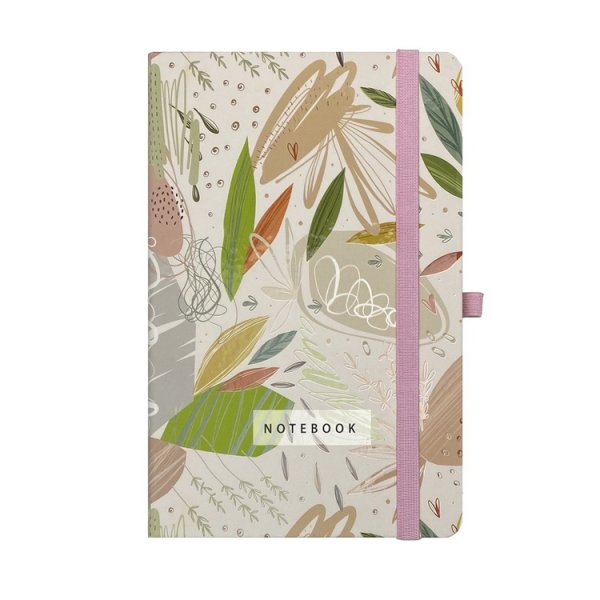 Книга записна FELICITY 136*207мм, 96л, аркуші в клітинку, бежевий 