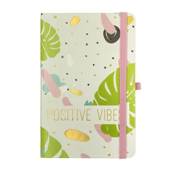 Книга записна POSITIVO 136*207мм, 96л, аркуші в клітинку, салатовий 