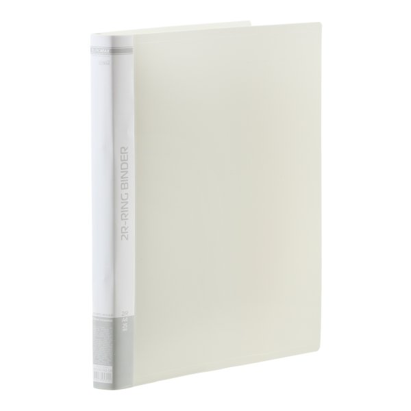 Папка пластикова А4 на 2 кільця ширина торця 25мм, сірий