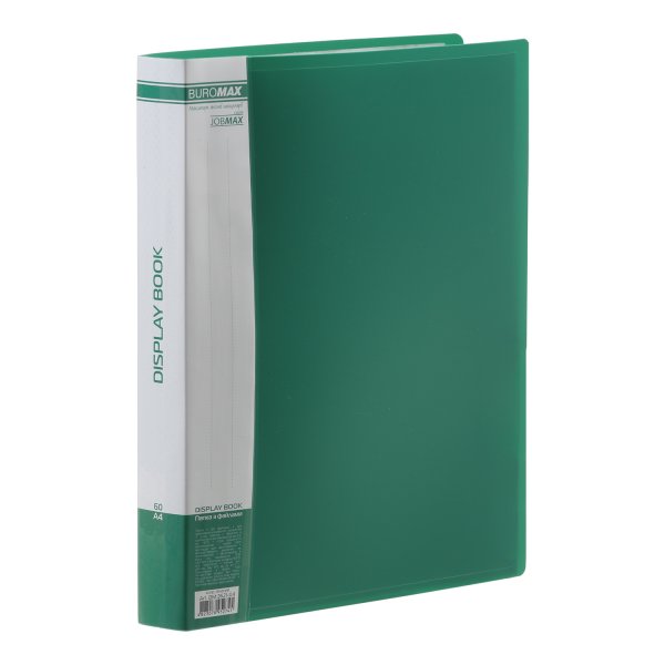 Папка з файлами JOBMAX 60 файлів, 500мкм, зелений