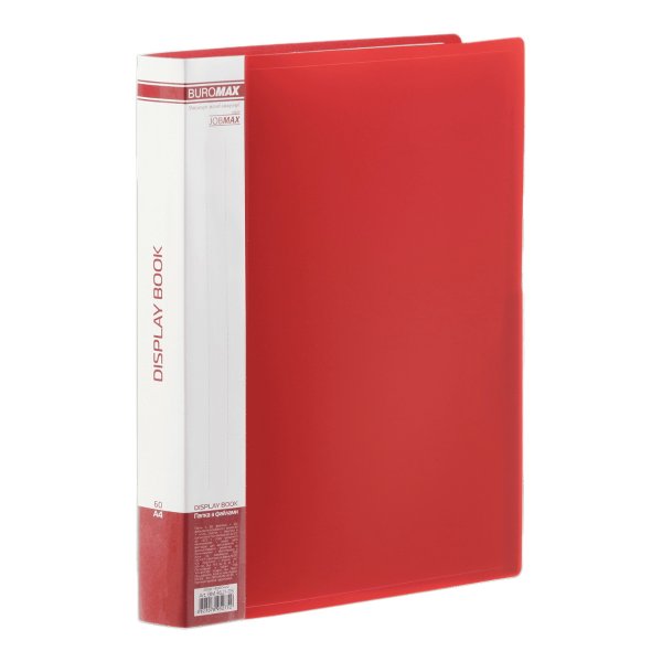 Папка с файлами JOBMAX 60 файлов, 500мкм, красный