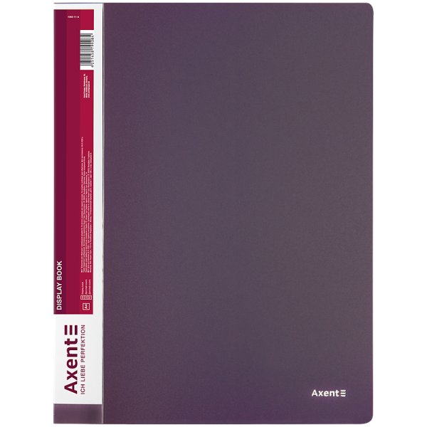 Дисплей-книга на 60 файлов, сливовый