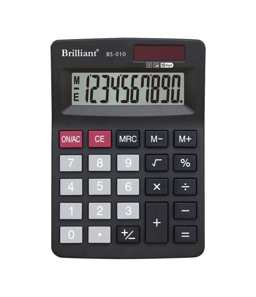 Калькулятор Brilliant BS-010, 10 розрядів 