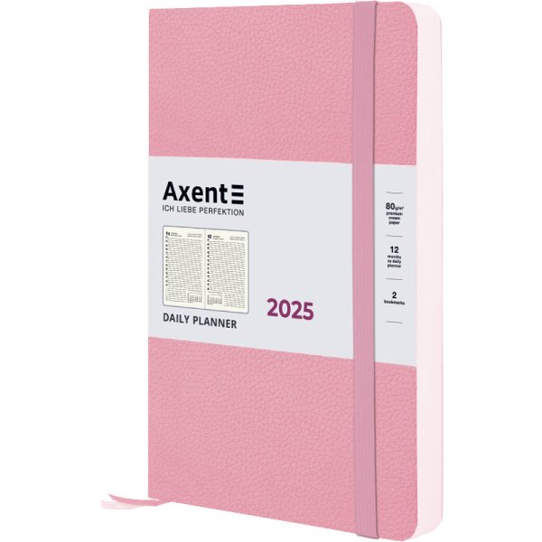 Щоденник 2025 Partner Soft Skin, 145*210мм, пудровий