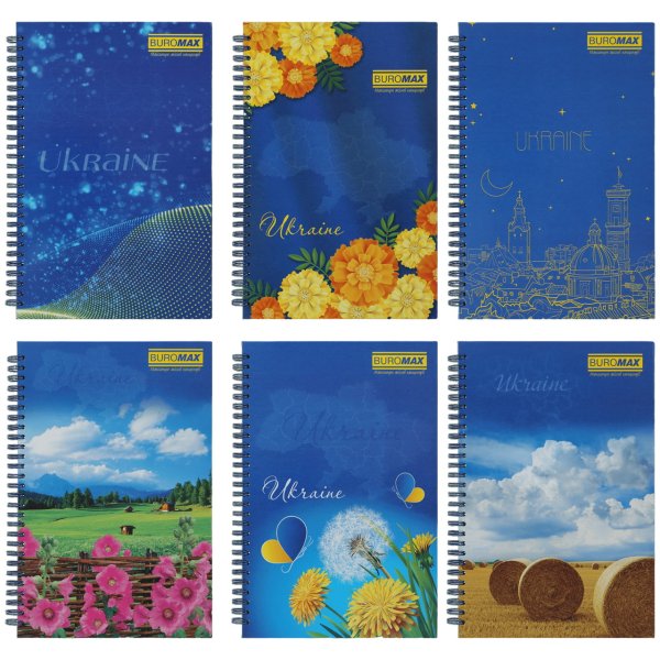 Книга на спіралі В5 MY COUNTRY, 96 арк.