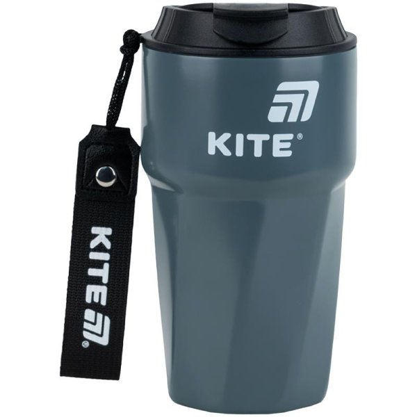 Термокружка Kite K25-1220-1, 450 мл, сіра