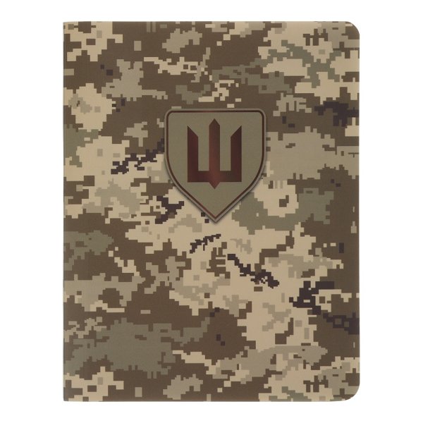 Книга записна з синтетичного каменя MILITARY, А6, 64 арк., клітинка, піксель