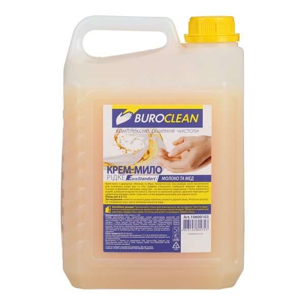 Крем-мило Молоко та Мед BUROCLEAN EuroStandart, 5л