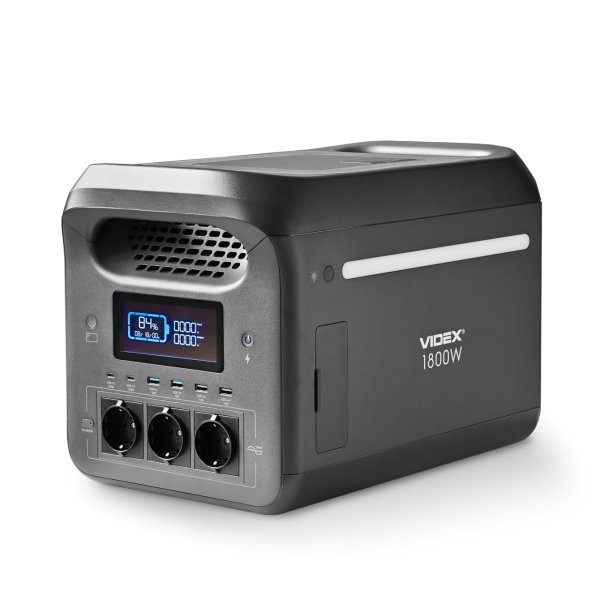 Портативна зарядна станція VIDEX OASIS 1800W 1229Wh