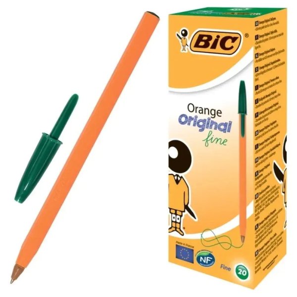Ручка кулькова BIC Orange, зелена