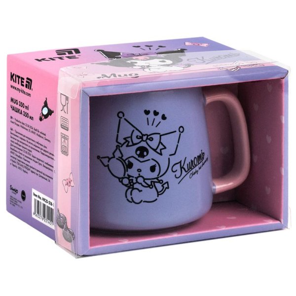 Чашка керамічна Kite Kuromi HK25-218-1, 350 мл