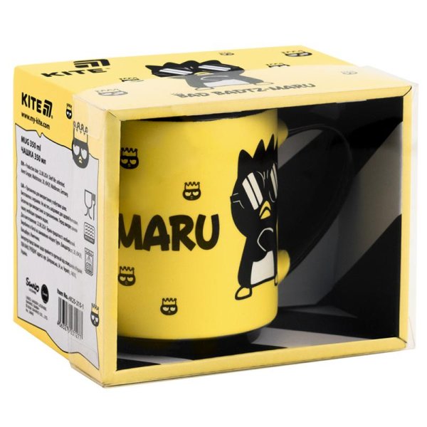Чашка керамічна Kite Bad Badtz Maru HK25-215-1, 350 мл