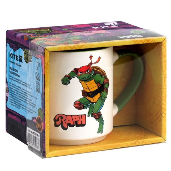 Чашка керамічна Kite Ninja Turtles NT25-215, 350 мл