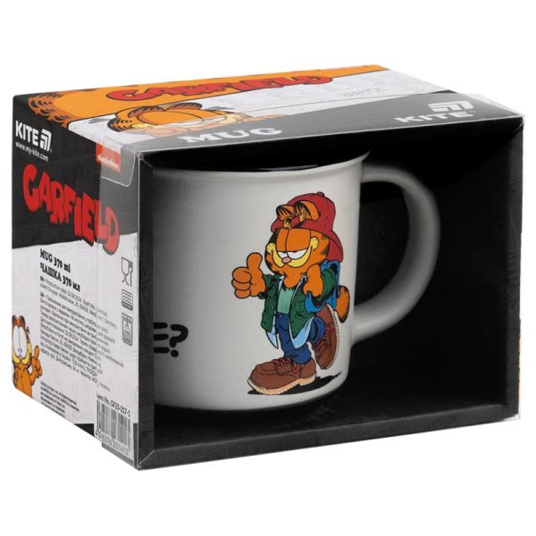 Чашка керамічна Kite Garfield GF25-217-1, 370 мл