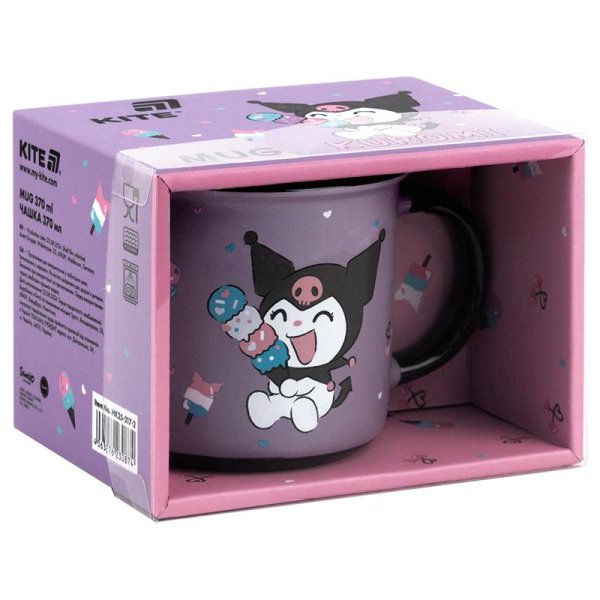 Чашка керамічна Kite Kuromi HK25-217-2, 370 мл