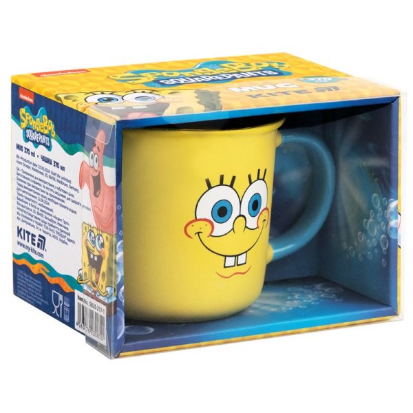 Чашка керамічна Kite Sponge Bob SB25-217-1, 370 мл