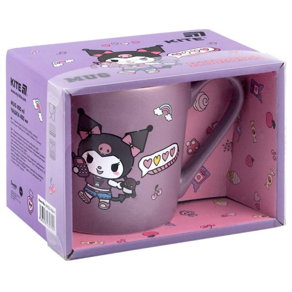 Чашка керамічна Kite Kuromi HK25-216-1, 400 мл