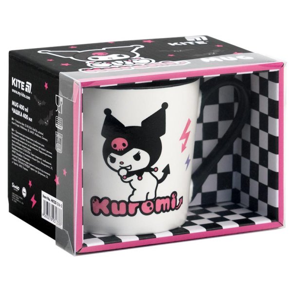 Чашка керамічна Kite Kuromi HK25-216-2, 400 мл
