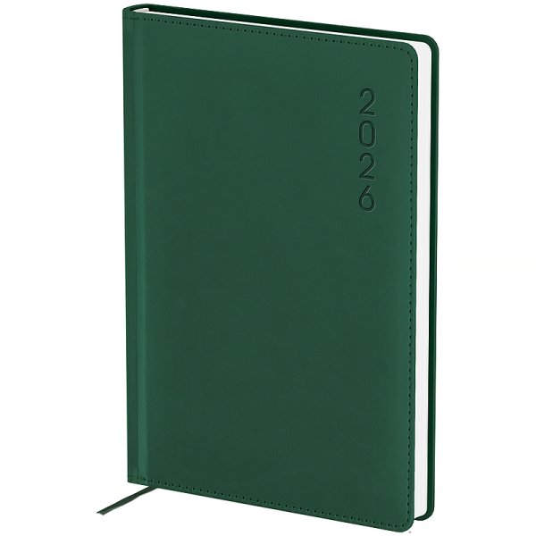 Щоденник 2026 Axent Classic Palermo 145x210мм, зелений