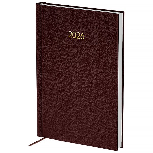 Щоденник 2026 Axent Classic Style 145x210мм, коричневий