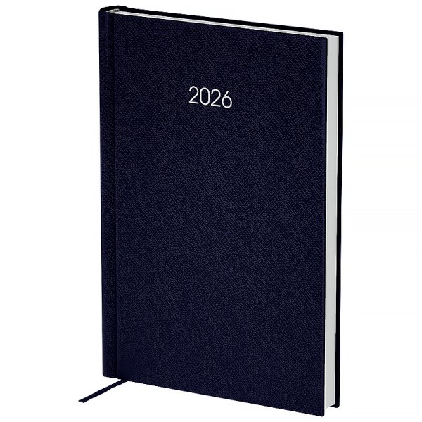 Щоденник 2026 Axent Classic Style 145x210мм, темно-синій