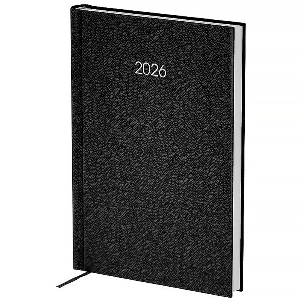 Щоденник 2026 Axent Classic Style 145x210мм, чорний