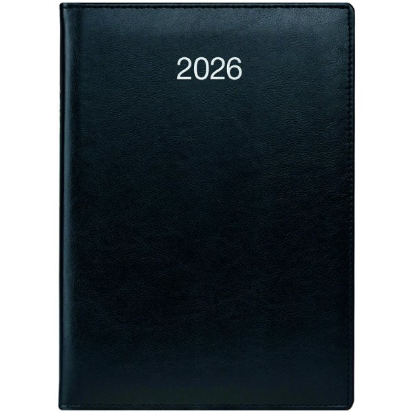 Ежедневник Стандарт А5 2026 обложка Soft черный