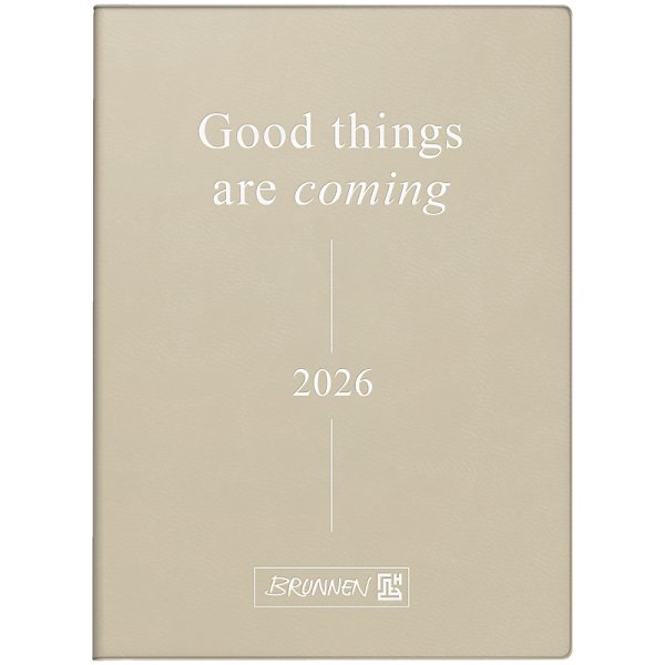 Ежедневник Стандарт А5 2026 обложка Torino Trend бежевый