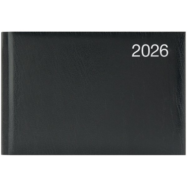 Щотижневик кишеньковий 2026 обкладинка Miradur чорний