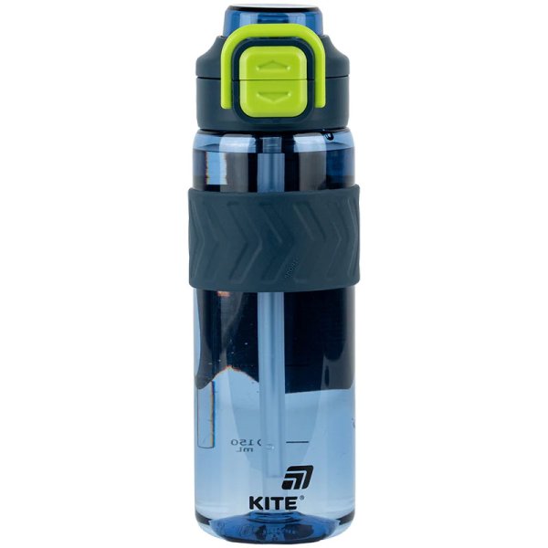 Пляшечка для води Kite K25-1234-2, 800 мл, синьо-зелена
