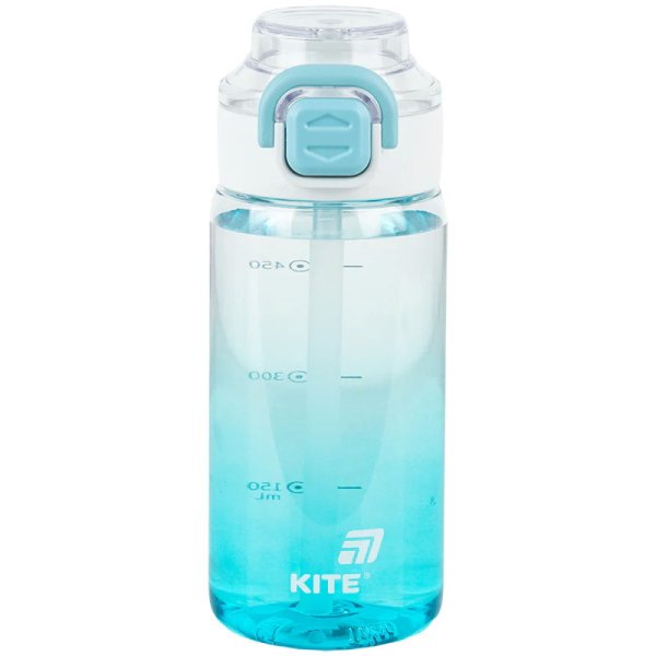 Пляшечка для води Kite K25-1212-2, 600 мл, блакитна