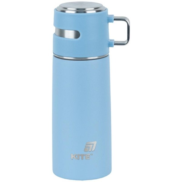 Термос Kite K25-1223-2, 350 мл, блакитний