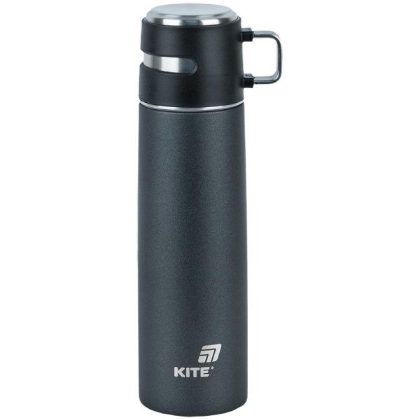 Термос Kite K25-1224-1, 500 мл, чорний