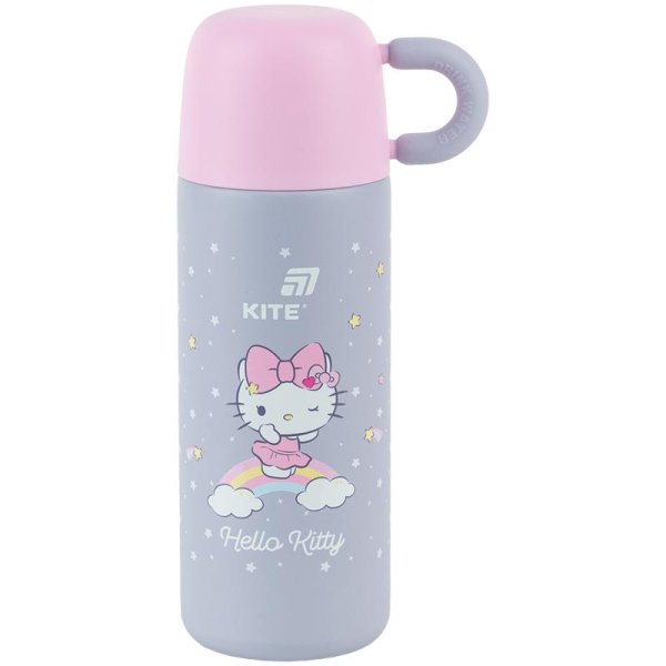 Термос Kite Hello Kitty HK25-312-1, 480 мл, сірий