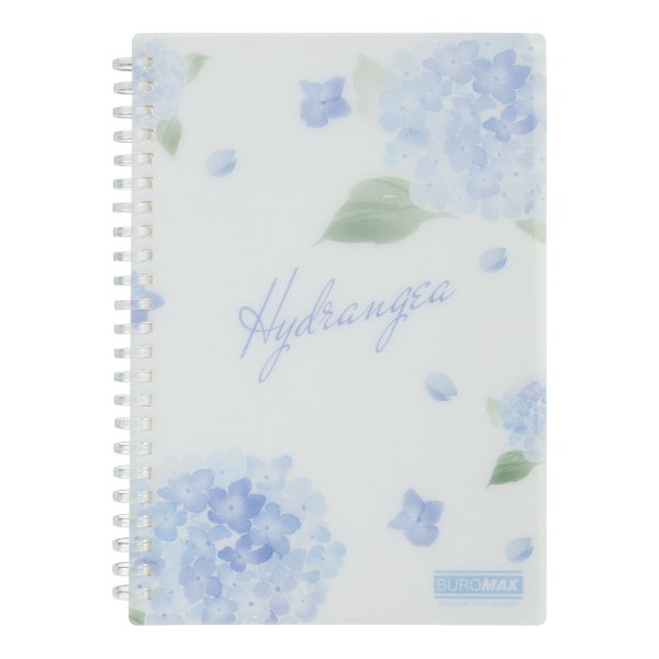 Тетрадь на пружине ARABESKI формат А5, 80л.,клетка, светло-синий