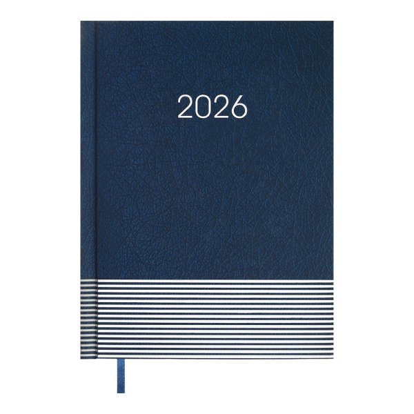 Щоденник PARALLEL А5 на 2026 рік синій