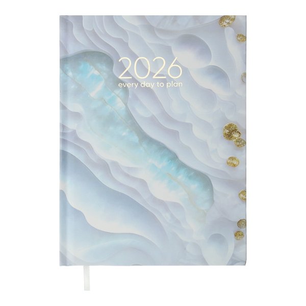 Щоденник FANTASTIC А5 на 2026 рік бірюзовий