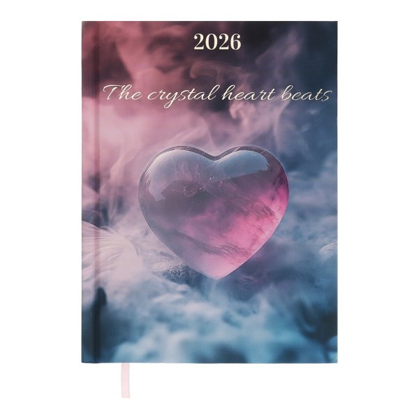 Щоденник ROMANTIC А5 на 2026 рік аквамарин