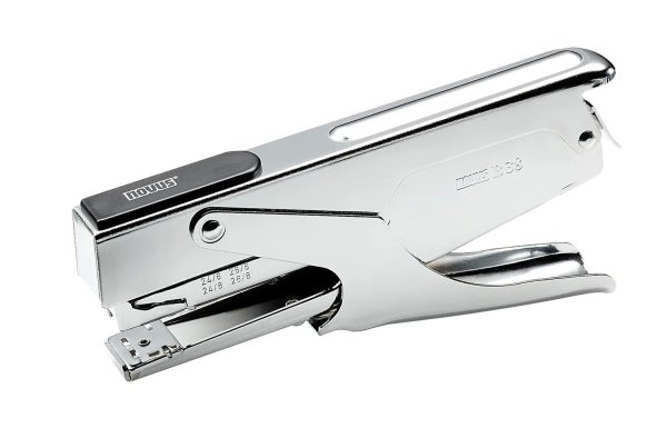 Степлер плаєр NOVUS B 38, до 40 аркушів, хром