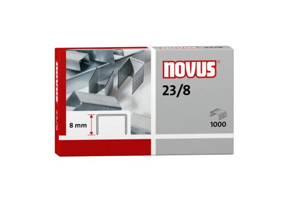 Скоби NOVUS №23/8, 1000шт