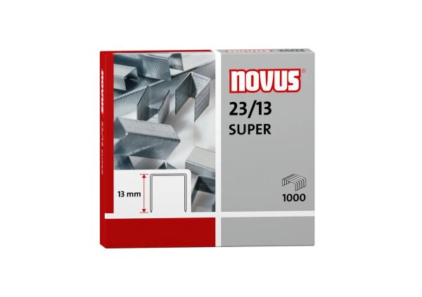 Скоби NOVUS №23/13 SUPER, 1000шт