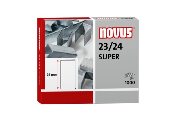 Скоби NOVUS №23/24 SUPER, 1000шт