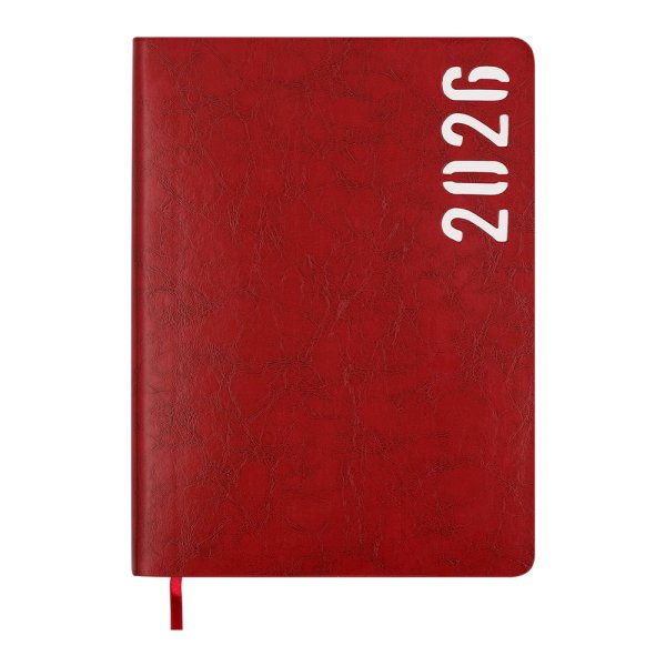 Щоденник MIND А5 на 2026 рік червоний