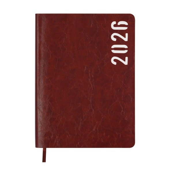 Щоденник MIND А5 на 2026 рік коричневий