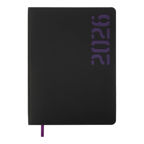 Щоденник NEON А5 на 2026 рік фіолетовий